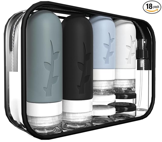 18pack Travel Bottles for Toiletries